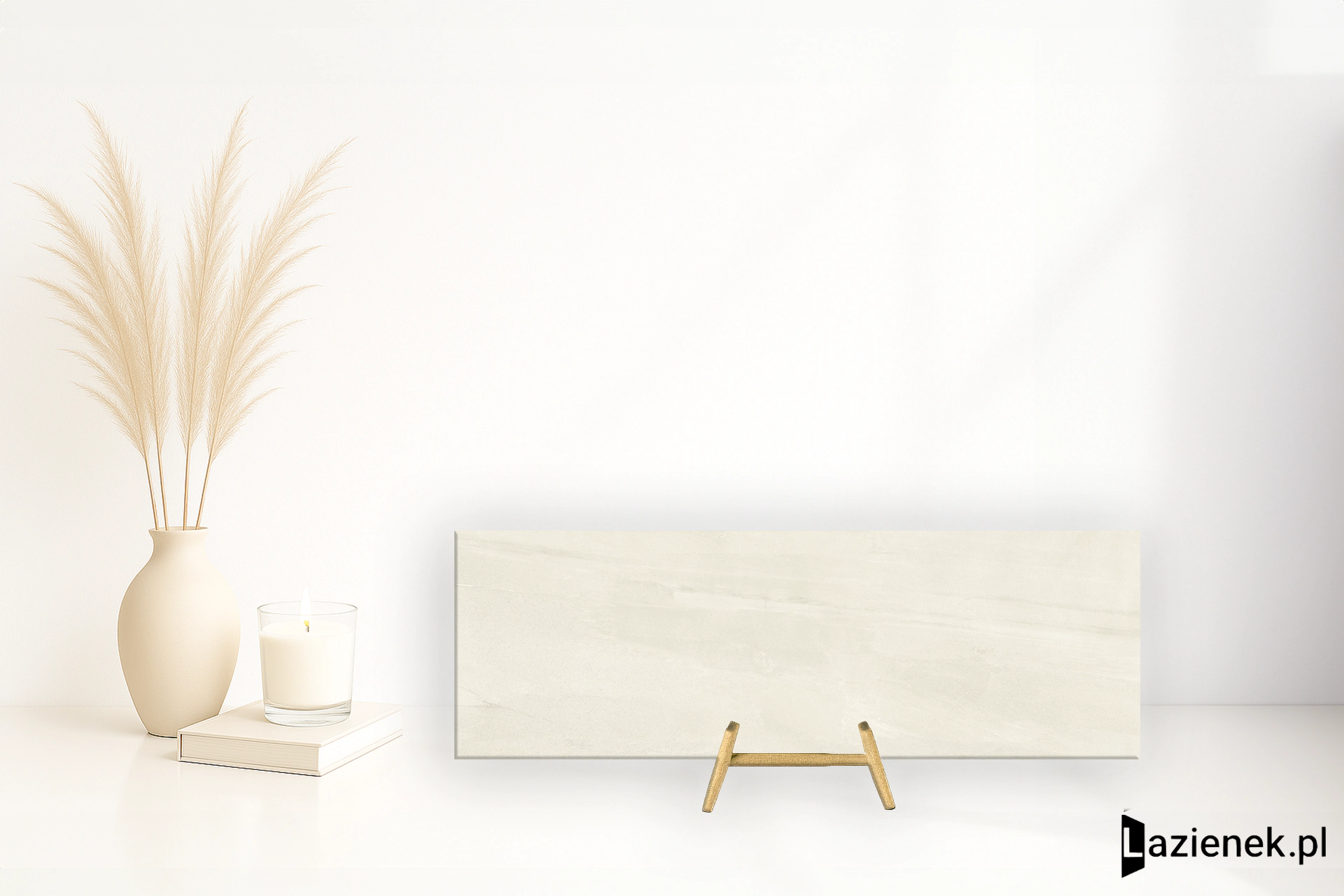 Graniti Fiandre Megalith Maximum Megawhite naturalna 100x300 cm gr. 6 mm - płytka rektyfikowana / MAS761030
